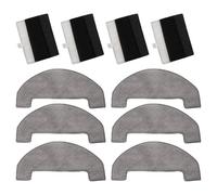 EaseSunny Filtre, serpillère, kit de rechange pour Mova E20/E20 Plus, capture les poils d'animaux, nettoie en profondeur les sols, 4 filtres et 6 chiffons