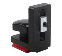 EaseSunny Gabarit de rail à onglet en alliage d'aluminium pour scie de table : butée de précision pour le travail du bois avec bloc de verrouillage 30-75 mm (F30 noir)