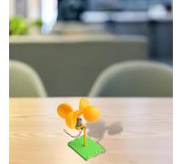 EaseSunny Kit de générateur d'éolienne, moteur CC avec lames et support, expérience scientifique à faire soi-même pour l'éducation des enfants, sortie 0,1 V-3 V