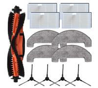 EaseSunny Kit de pièces de rechange pour MOVA S800 E20 Series & Trouver E20, comprend une brosse principale, des brosses latérales, des filtres et un chiffon de nettoyage