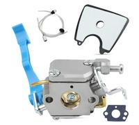 EaseSunny Kit de réglage 8 en 1 pour souffleur Echo Leaf 125B, 125BX, 125BVX - Comprend carburateur, joints, conduite de carburant, filtre, ampoule d'amorçage, filtre à air et buse