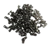 EaseSunny Kit de réparation de chaîne de tronçonneuse, sangles de serrage Master Link, pas de 0,8 cm, calibre .050 et .058, 24 ensembles pour chaînes Oregon et Carlton