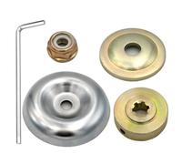 EaseSunny Kit d'écrous de tondeuse à gazon, ensemble d'engrenages de débroussailleuse, pièces de rechange métalliques, durables et faciles à installer, 5 pièces pour réparation de tondeuse de jardin