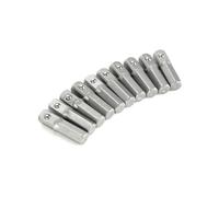 EaseSunny Lot de 10 adaptateurs de douille, convertisseur de foret, entraînement hexagonal vers carré, roulement à billes à ressort, acier au chrome vanadium, longueur 25 mm, pour perceuses
