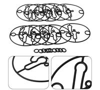 EaseSunny Lot de 10 joints de cuve de carburateur pour & Stratton, Tecumseh, Honda, Kohler et autres petits moteurs - Joint d'étanchéité en caoutchouc