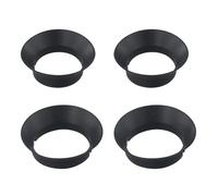EaseSunny Lot de 4 joints de rechange en silicone pour moulin à café Baratza Encore et Virtuoso Burr, noir, 62 x 43 mm
