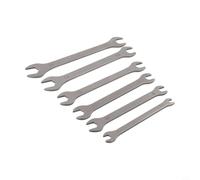 EaseSunny Lot de 6 clés à tête étroite ultra fines pour écrous difficiles à atteindre - Outils mécaniques résistants à la rouille pour utilisation dans le garage 5,5-15 mm