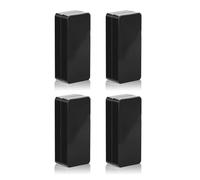 EaseSunny Lot de 8 poids de drapeau robustes, supports de drapeau magnétiques, clips coupe-vent pour drapeau, revêtement en silicone, bannières sécurisées de porche