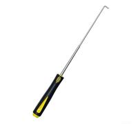 EaseSunny Outil de démontage de poignée de portière de voiture en acier pour moulage de garnitures intérieures pour retrait de tableau de bord, protection de peinture sûre 240 mm (tête coudée)