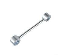 EaseSunny Outil de réglage de charnière de porte à double extrémité pour un réglage fin - Aide de charpentier en acier pour portes d'armoires 22,4 cm (petite et grande)
