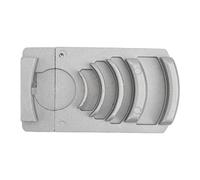 EaseSunny Outil d'ébavurage de tuyaux en PVC, outil de chanfrein de plomberie, lisseuse de bord de tuyau, 6 tailles 3,8 à 10,2 cm, extracteur de bavures en acier pour raccords propres, équipement de