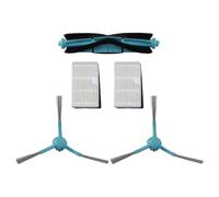 EaseSunny Pièces de rechange pour Cecotec Conga 9590, 9990, 10090 AI, brosse principale, brosses latérales, kit de filtres, nettoyage efficace, nylon, ensemble
