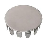 EaseSunny Plaque d'obturation pour robinet d'évier de cuisine, en acier inoxydable mat brossé, disque pour trous de 0,5 à 1,5 cm, argenté