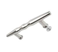 EaseSunny Poignée de porte de douche en acier inoxydable, poignée de salle de bain chromée, bouton moderne de 245 mm, facile à installer, boulon de fixation sécurisé