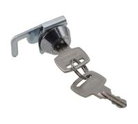 EaseSunny Serrure à came, serrure de tiroir de caisse, serrure de casier en alliage de zinc avec clip rapide, codage sécurisé pour armoire en métal, boîte de vol, distributeur automatique, argent, 2