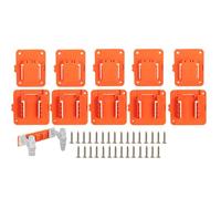 EaseSunny Support de batterie 20 V pour perceuse, support mural, rangement peu encombrant pour batteries et perceuses Dewalt 20 V Max, support d'outils de garage et d'atelier, 1 ensemble