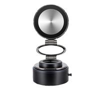 EaseSunny Support de téléphone électrique pour voiture - Ventouse - Rotation à 360° - Forte absorption pour les routes accidentées - En alliage de zinc - Convient pour iPhone et Samsung - Accessoire
