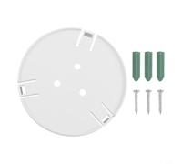 EaseSunny Support mural pour caméra Yi Home 1080p pivotant à 360 degrés pour caméra de surveillance polyvalente Matériau ABS Installation murale au plafond Design compact Finition blanche