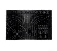 EaseSunny Tapis de découpe auto-cicatrisant pour planche de bricolage professionnelle A4 double face vert pour surface pour scrapbooking tissu outils rotatifs 3 mm (A-3 noir)