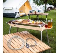 EaseSunny Tube d'hydratation à haut débit, tuyau de poche à eau, tube de rechange avec brosse de nettoyage, tube en PVC de 98 cm pour camping, randonnée, compatible avec tous les principaux réservoirs