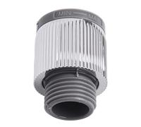 EaseSunny Vanne d'arrêt de douche, limiteur de débit d'eau réglable pour pommeau de douche et pulvérisateur supérieur, régulateur de pression ABS pour économiser l'eau, réglage du mode goutte à goutte