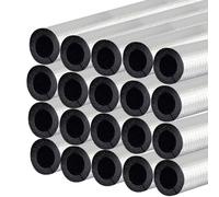 EaseThrift Lot de 20 tubes d'isolation autocollants en mousse d'aluminium pour robinet, tuyaux d'extérieur d'hiver, arroseur - 3,8 cm de long