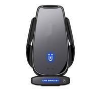 EASHAN Support Telephone Voiture Induction pour Audi A3 2014-2020, Antidérapant sans Fil Automatique Chargeur Induction Voiture