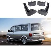 EASHAN Voiture Bavettes pour VW Transporter Caravelle for Multivan T5 T6 T7 2008-2022, Résistant l'usure Et Compressif Étanche Anti-Éclaboussures Extérieur Bavettes