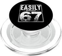 Easily Distracted by 67, Six Seven Cool 6 7 Meme PopSockets PopGrip pour MagSafe