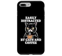 Easily Distracted by Cats Coque pour iPhone 7 Plus/8 Plus
