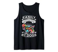 Easily Distracted by Dogs Cocker Spaniel Dog Lovers Puppy Débardeur