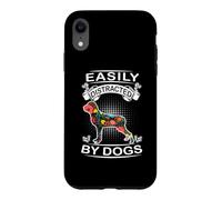 Easily Distracted by Dogs English Mastiff Dog Lovers Puppy Coque pour iPhone XR