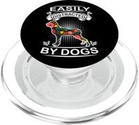 Easily Distracted by Dogs English Mastiff Dog Lovers Puppy PopSockets PopGrip pour MagSafe
