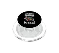 Easily Distracted by Dogs Long Haired Dachshund Dog Love PopSockets PopGrip pour MagSafe