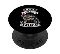 Easily Distracted by Dogs Nova Scotia Duck Tolling Retriever PopSockets PopGrip Adhésif