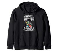 Easily Distracted by Dogs Yorkshire Terrier Dog Puppy Sweat à Capuche