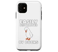Easily Distracted By Ducks Funny Duck Lover Men Women Kids Coque pour iPhone 11