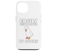 Easily Distracted By Ducks Funny Duck Lover Men Women Kids Coque pour iPhone 13
