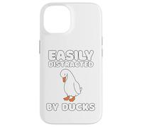 Easily Distracted By Ducks Funny Duck Lover Men Women Kids Coque pour iPhone 14