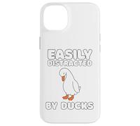 Easily Distracted By Ducks Funny Duck Lover Men Women Kids Coque pour iPhone 14 Plus