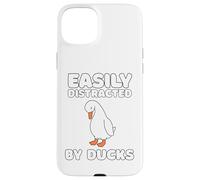 Easily Distracted By Ducks Funny Duck Lover Men Women Kids Coque pour iPhone 15 Plus