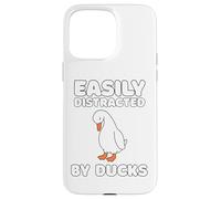 Easily Distracted By Ducks Funny Duck Lover Men Women Kids Coque pour iPhone 15 Pro Max