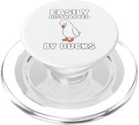 Easily Distracted By Ducks Funny Duck Lover Men Women Kids PopSockets PopGrip pour MagSafe