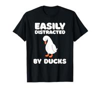 Easily Distracted By Ducks Funny Duck Lover Men Women Kids T-Shirt