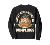 Easily Distracted by Dumplings Siomai Bao Sweatshirt