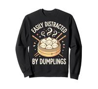 Easily Distracted by Dumplings Siomai Bao Sweatshirt