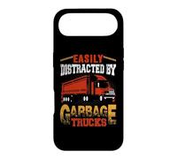 Easily Distracted by Garbage Trucks Fun Truck Driver Trucker Coque pour iPhone Air