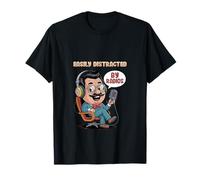 Easily Distracted by radios l Ham Radio Amateur Radio T-Shirt