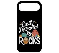 Easily Distracted by Rocks Funny Geologist Stones Lover Joke Coque pour iPhone Air