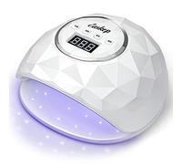 Easkep Séchoir à ongles rapide - Lampe de séchage LED pour vernis à ongles gel avec 4 réglages de minuterie et capteur automatique - avec 12 limes à ongles, 86 W